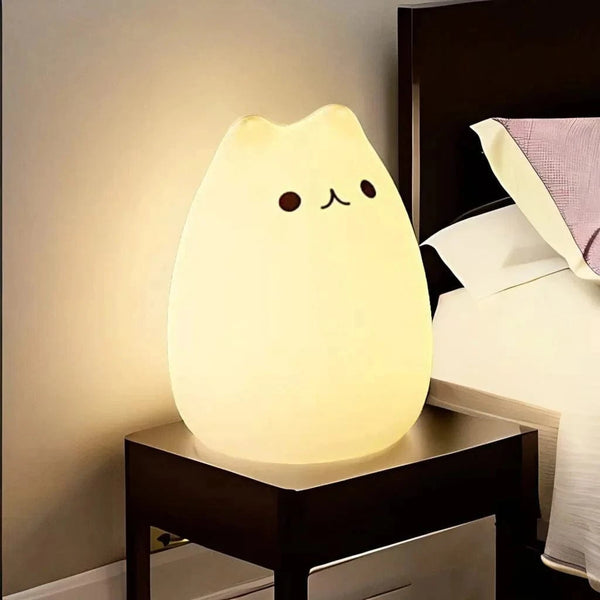 Lampe de Chevet Fille - Chaton mignon | Marco Lucetti