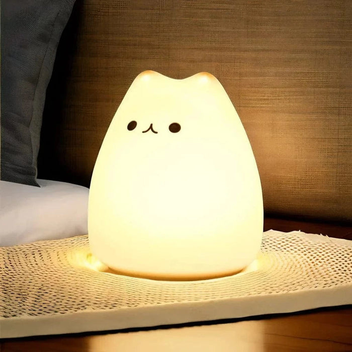 Lampe de Chevet Fille - Chaton mignon | Marco Lucetti Chat Malin
