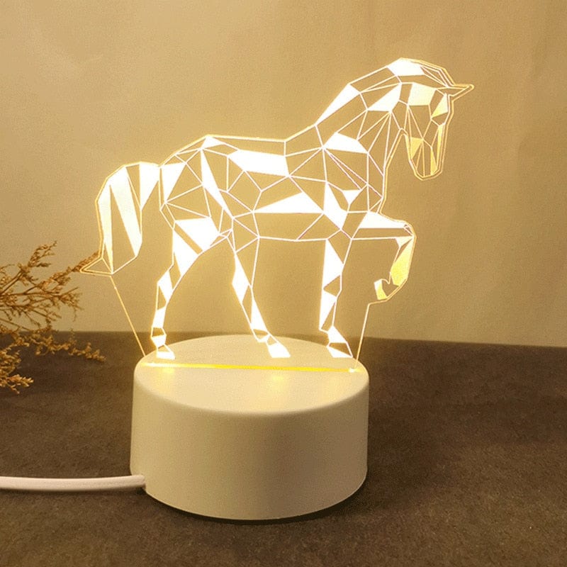 Lampe de Chevet Fille - Émojis Collection | Marco Lucetti Cheval