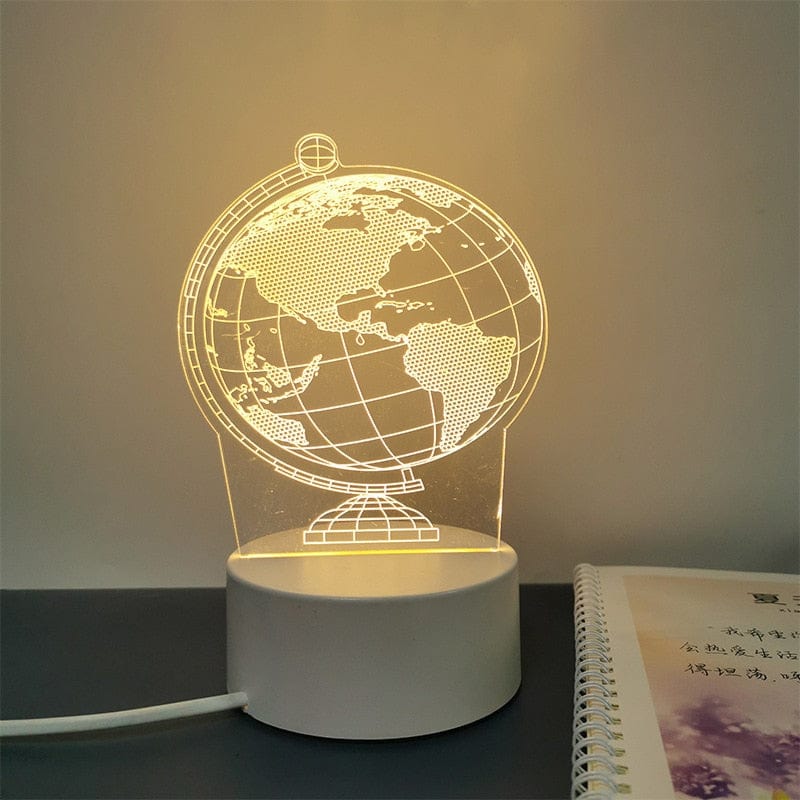 Lampe de Chevet Fille - Émojis Collection | Marco Lucetti Globe