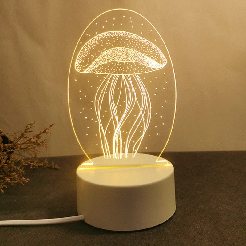 Lampe de Chevet Fille - Émojis Collection | Marco Lucetti Méduse