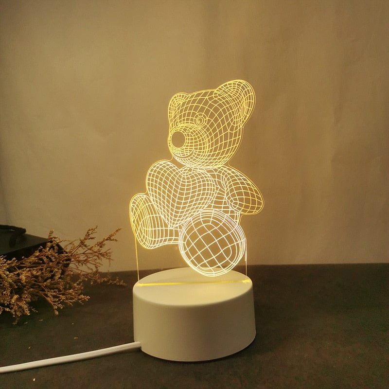 Lampe de Chevet Fille - Émojis Collection | Marco Lucetti Ours