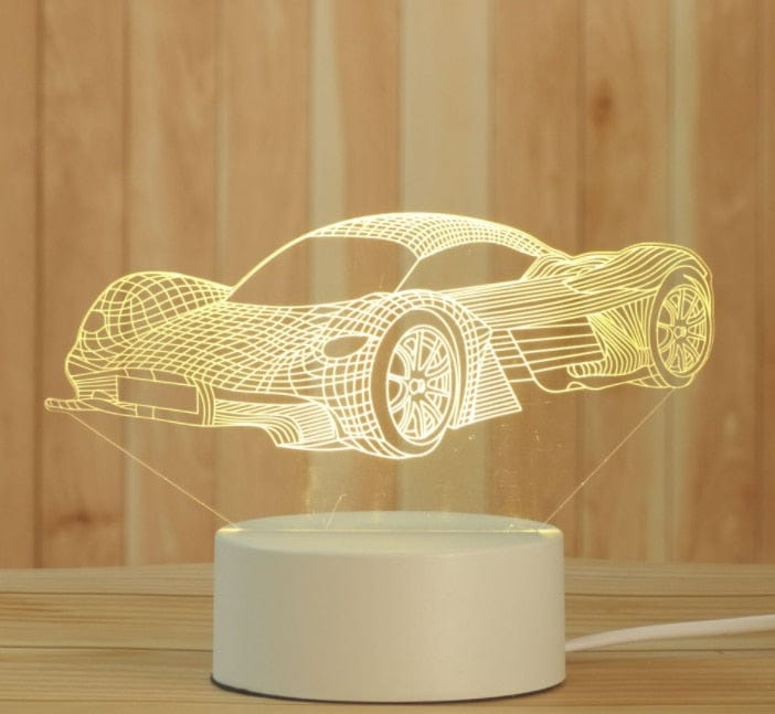 Lampe de Chevet Fille - Émojis Collection | Marco Lucetti Voiture de sport