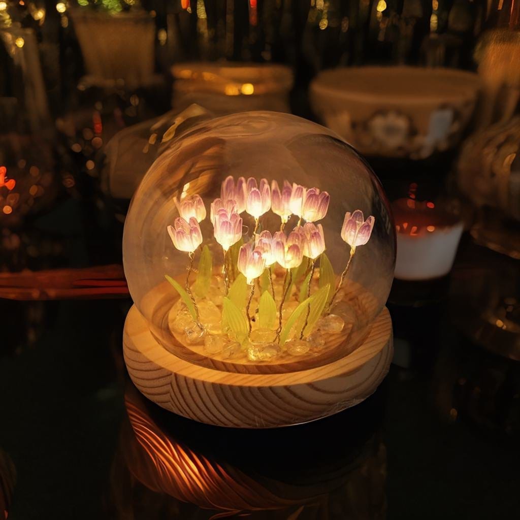 Lampe de Chevet Fille - Floral Night Bloom | Marco Lucetti