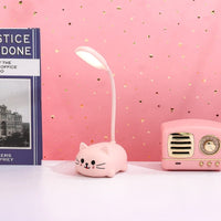 Lampe de chevet Fille - Pink World | Marco Lucetti Chat Rose