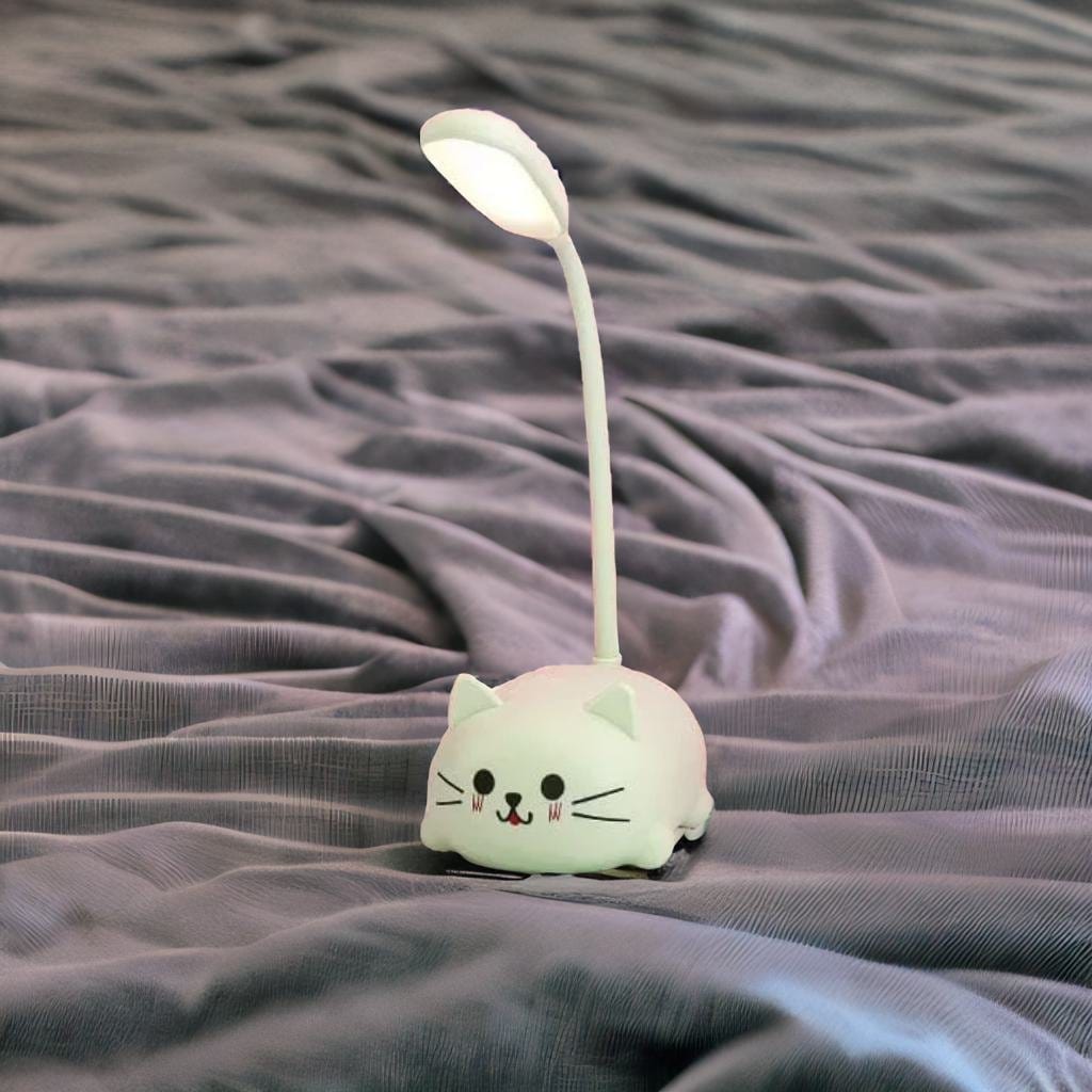 Lampe de chevet Fille - Pink World | Marco Lucetti Chat Vert