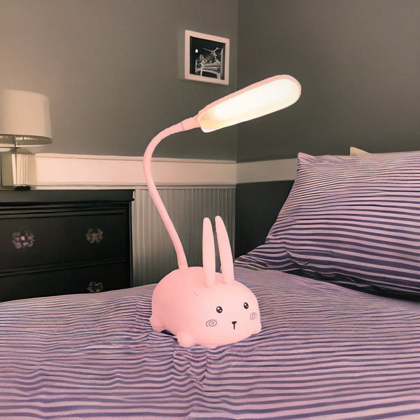Lampe de chevet Fille - Pink World | Marco Lucetti Lapin Rose