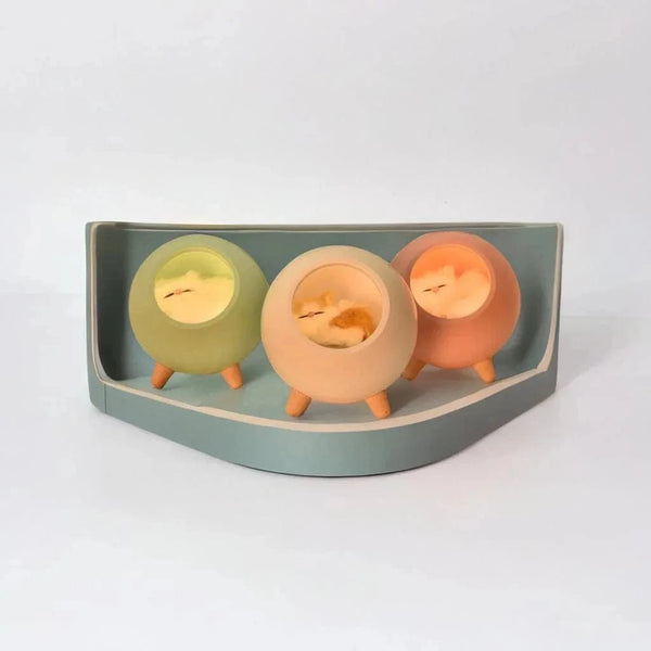 Lampe de chevet Fille - Sleepy Cat | Marco Lucetti