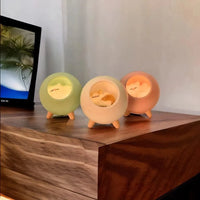 Lampe de chevet Fille - Sleepy Cat | Marco Lucetti