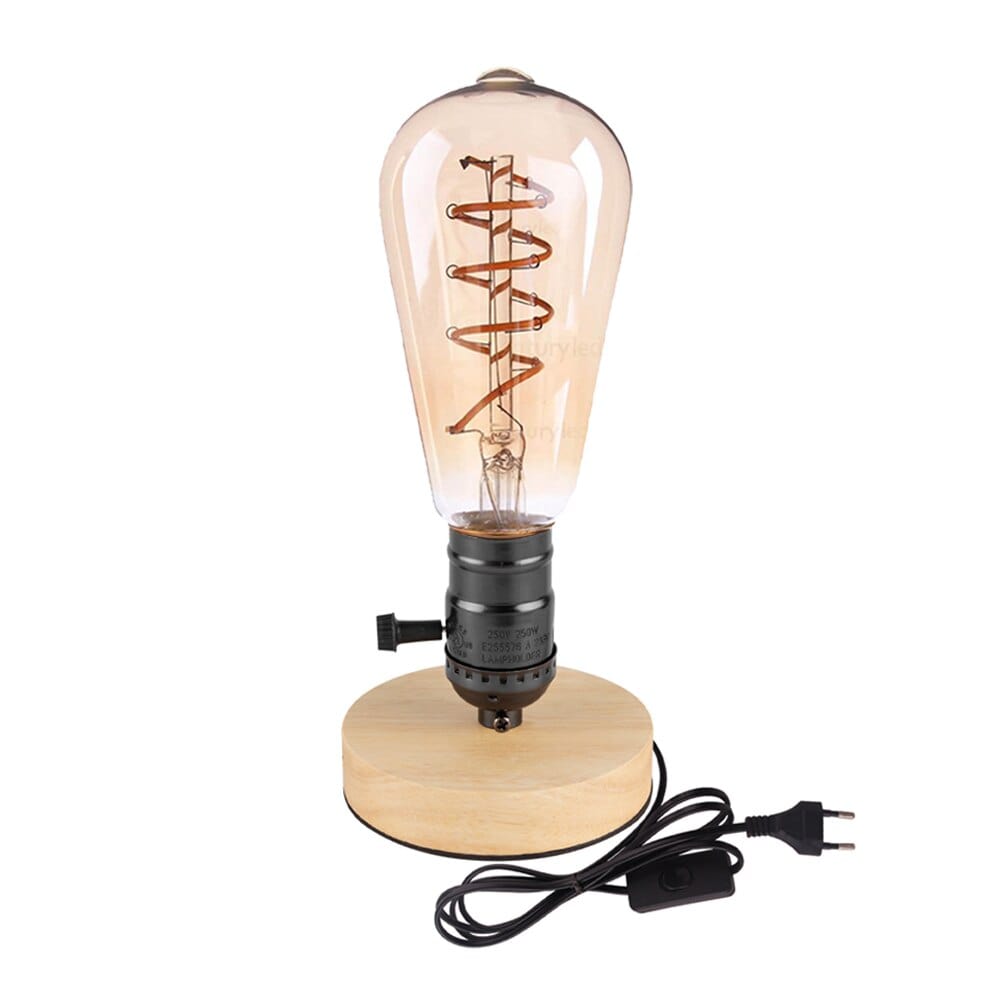 Lampe de Chevet Industrielle - Apollo | Marco Lucetti 3W ST64 Noir