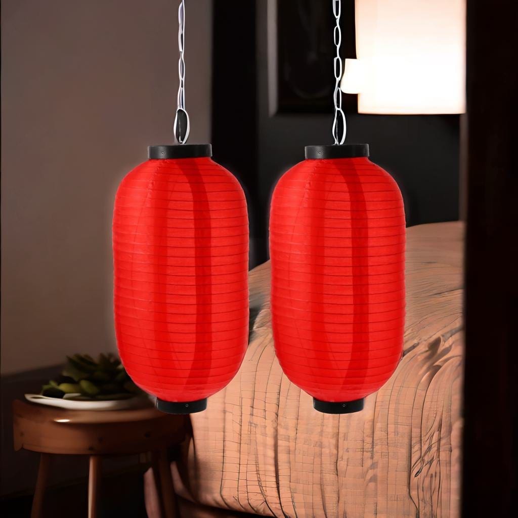 Lampe de chevet Japonaise - Zenithrea | Marco Lucetti Rouge