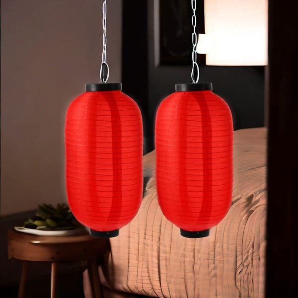 Lampe de chevet Japonaise - Zenithrea | Marco Lucetti Rouge