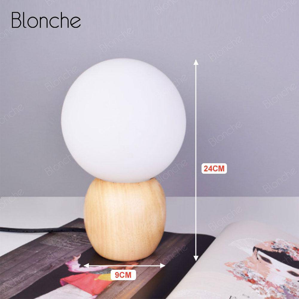 Lampe de chevet LED Bois Ball | Marco Lucetti table lamp