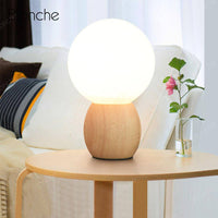 Lampe de chevet LED Bois Ball | Marco Lucetti table lamp