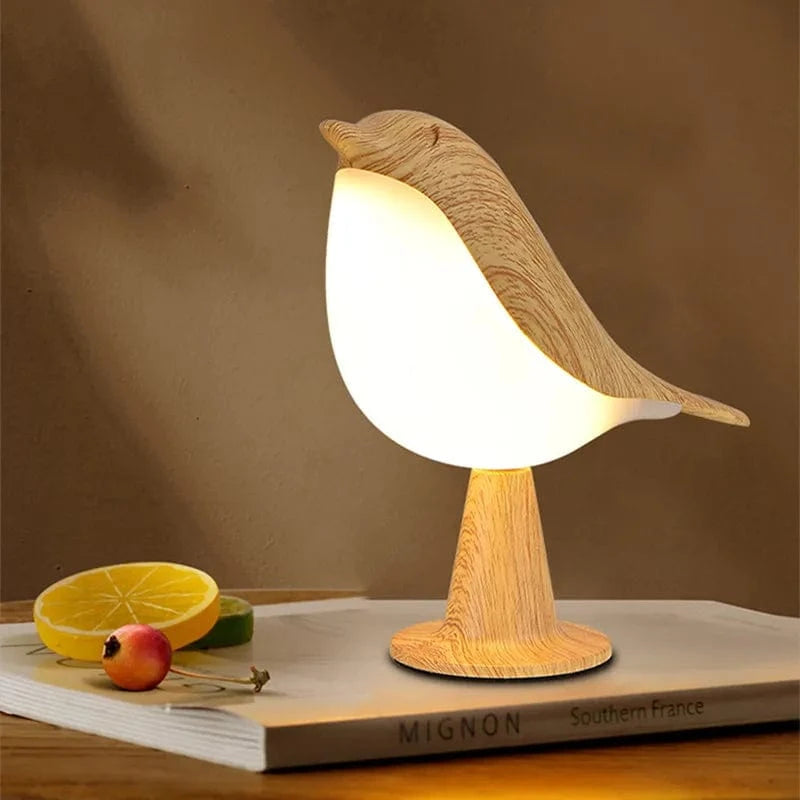 Lampe de Chevet LED Bois Tactile - Style Moderne et Décoratif. | Marco Lucetti