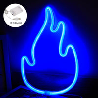 Lampe de Chevet LED - Collection POP | Marco Lucetti Flamme Bleu