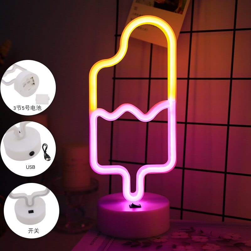 Lampe de Chevet LED - Collection POP | Marco Lucetti Sorbet Rose