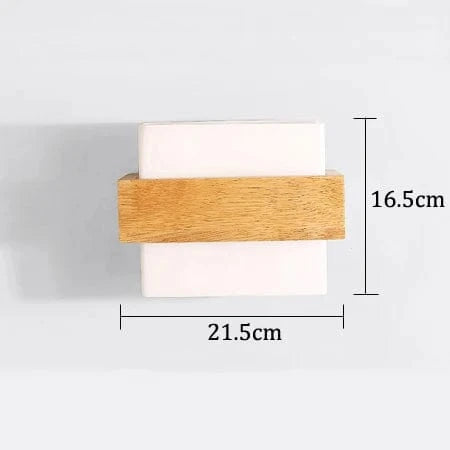 Lampe de chevet LED japonaise en bois massif design | Marco Lucetti Bois 1 / CHINE / E27