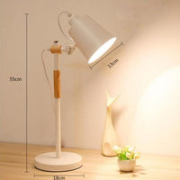 Lampe de chevet LED Jolanne en bois et métal | Marco Lucetti