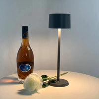 Lampe de chevet LED moderne à commande tactile "SmartTouch" | Marco Lucetti Noir