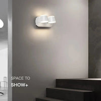 Lampe de chevet LED murale nordique moderne minimaliste. | Marco Lucetti