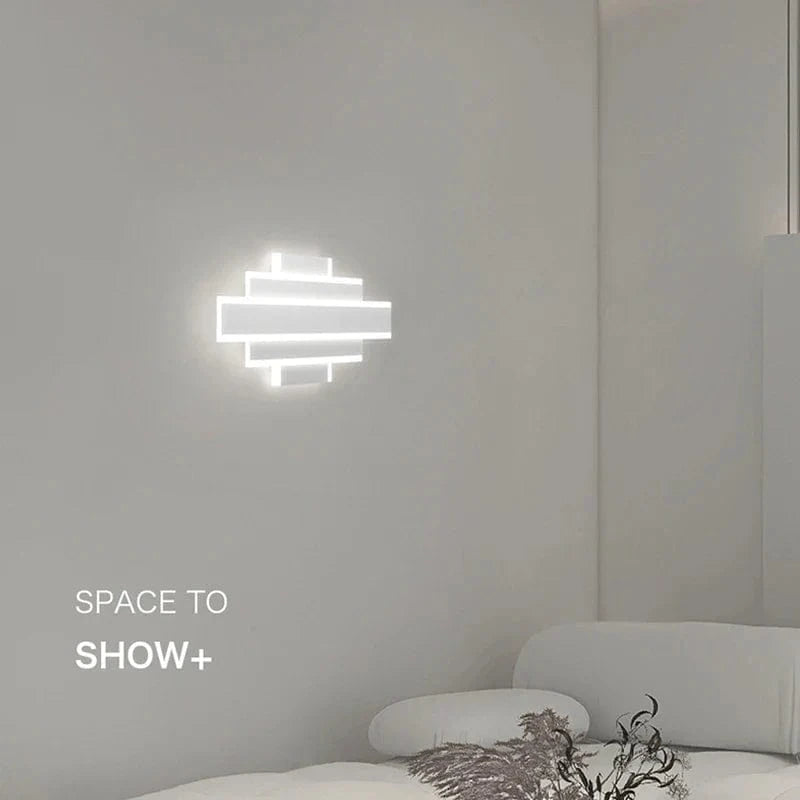 Lampe de chevet LED murale nordique moderne minimaliste. | Marco Lucetti
