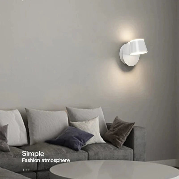 Lampe de chevet LED murale nordique moderne minimaliste. | Marco Lucetti