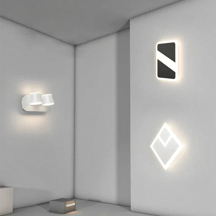 Lampe de chevet LED murale nordique moderne minimaliste. | Marco Lucetti