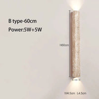 Lampe de chevet LED rétro StoneStyle™ pour une ambiance chaleureuse | Marco Lucetti Type B 60 cm / 3000K