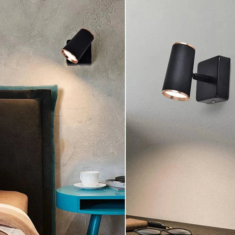 Lampe de chevet LED rotative à 360° pour un éclairage élégant dans tous les espaces - Maison & Hôtel | Marco Lucetti