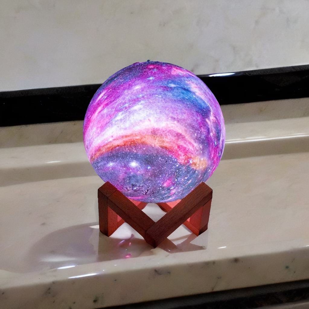 Lampe de chevet LED Sphérique - Luna Glow | Marco Lucetti Galaxie / Moyenne (15cm)