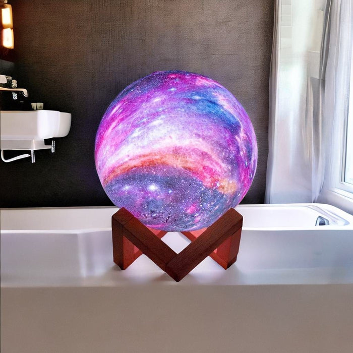 Lampe de chevet LED Sphérique - Luna Glow | Marco Lucetti Galaxie / Petite (10cm)