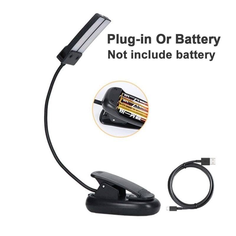 Lampe de Chevet Liseuse - Lumenlight | Marco Lucetti avec Pile