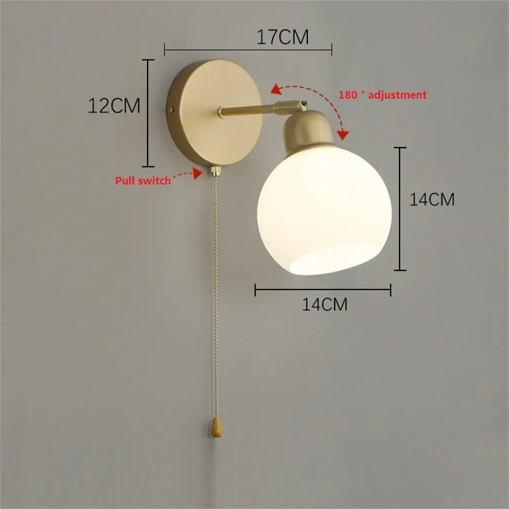 Lampe de chevet Loft en métal et verre | Marco Lucetti B