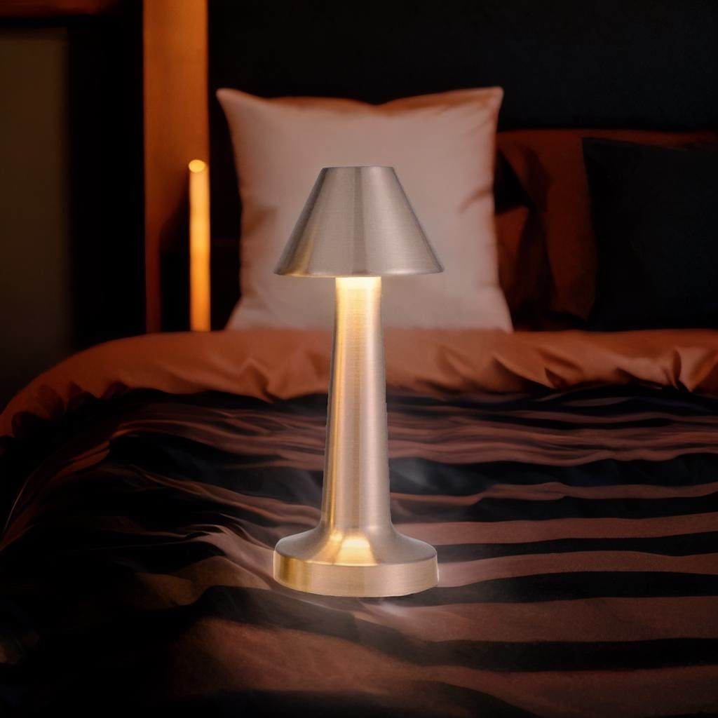 Lampe de chevet Métal - Luxelumière | Marco Lucetti A- Argent