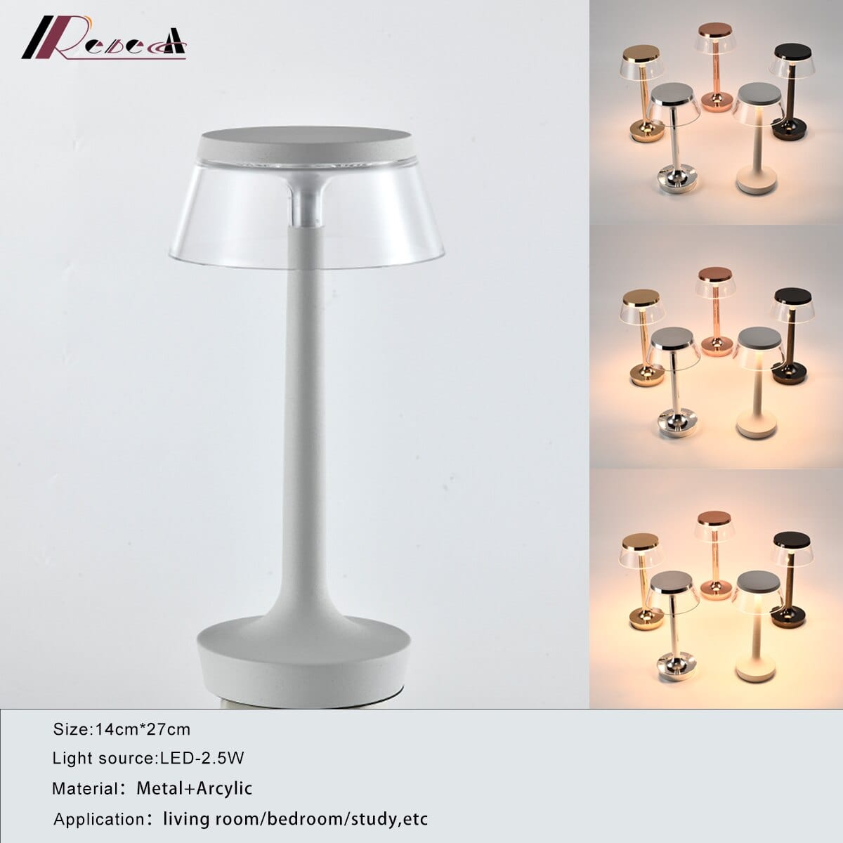 Lampe de chevet Métal Vintage - Éclatuxe | Marco Lucetti