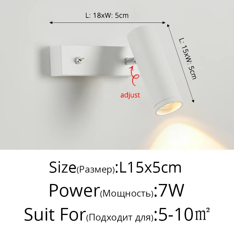Lampe de chevet nordique minimaliste, design moderne – sans ampoule