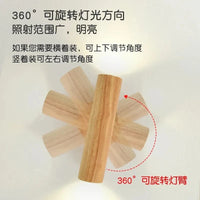 Lampe de chevet moderne en bois massif SimpliWood | Marco Lucetti