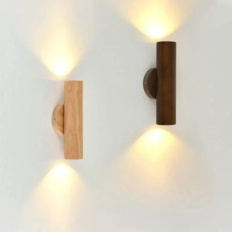 Lampe de chevet moderne en bois massif SimpliWood | Marco Lucetti Couleur Noyer Neutre