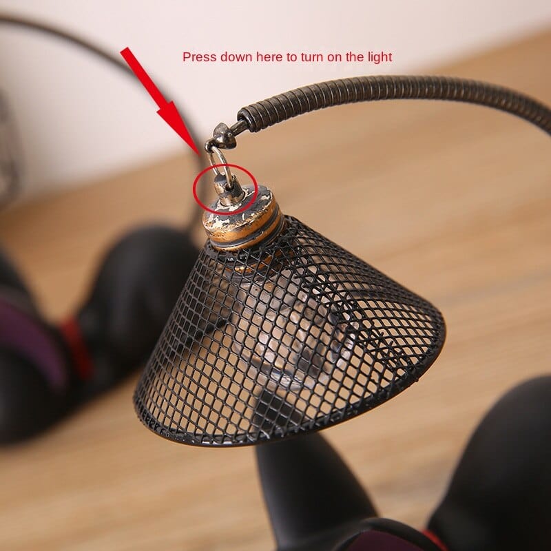 Lampe de chevet Moderne - Veilleur Félin | Marco Lucetti