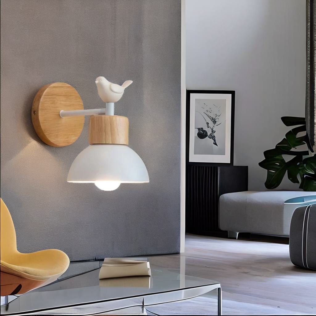 Lampe de chevet Murale Bois - Aile d'Aulne | Marco Lucetti