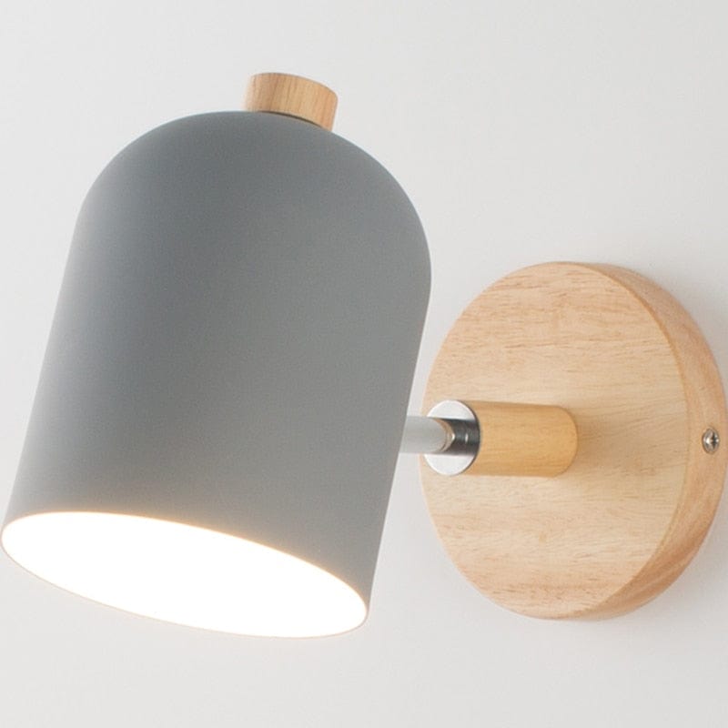 Lampe de Chevet Murale Bois - ÉclairoWood | Marco Lucetti Gris