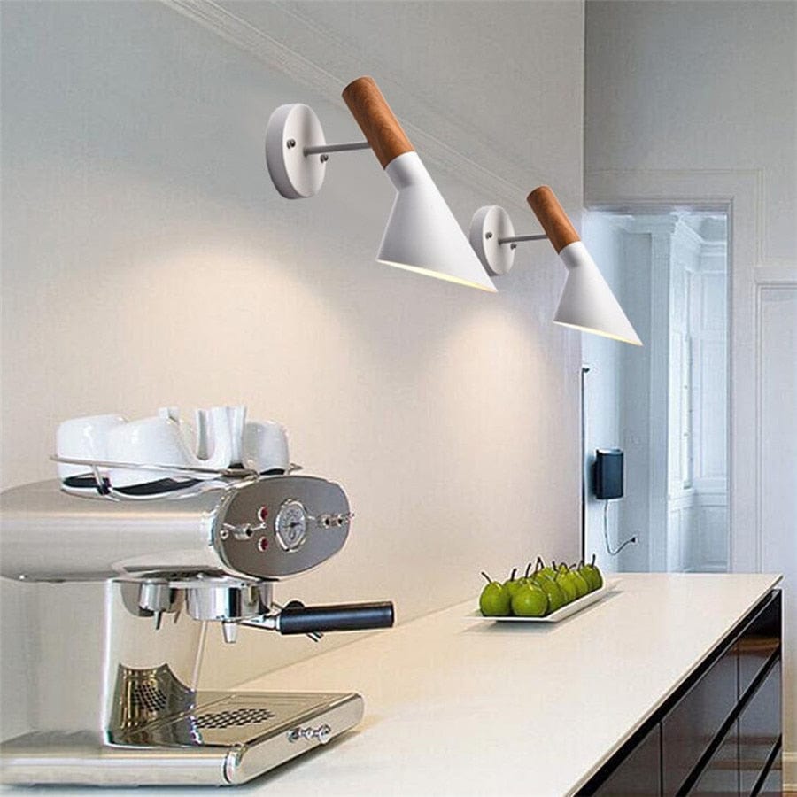 Lampe de Chevet Murale Bois - Illumina | Marco Lucetti