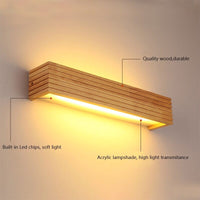 Lampe de Chevet Murale Bois - Lumina | Marco Lucetti