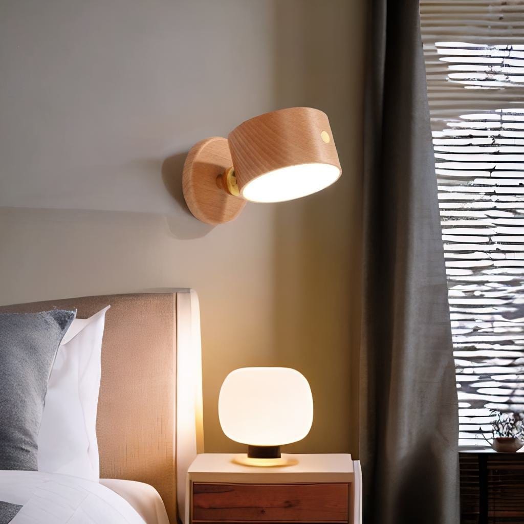 Lampe de Chevet Murale Bois - Luminia | Marco Lucetti