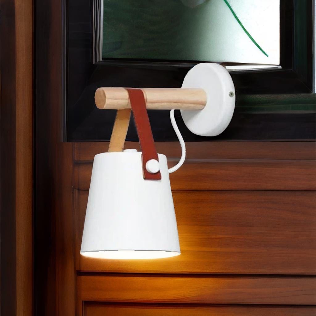 Lampe de chevet Murale Bois - Luminosa | Marco Lucetti Blanc / Blanc Chaud
