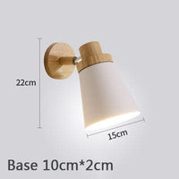 Lampe de chevet Murale Bois - Luminosité Naturelle | Marco Lucetti B blanc / Sans Ampoule