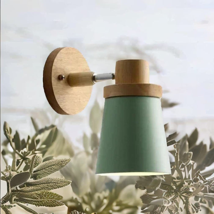 Lampe de chevet Murale Bois - Luminosité Naturelle | Marco Lucetti B vert / Sans Ampoule