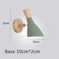 Lampe de chevet Murale Bois - Luminosité Naturelle | Marco Lucetti C vert / Sans Ampoule