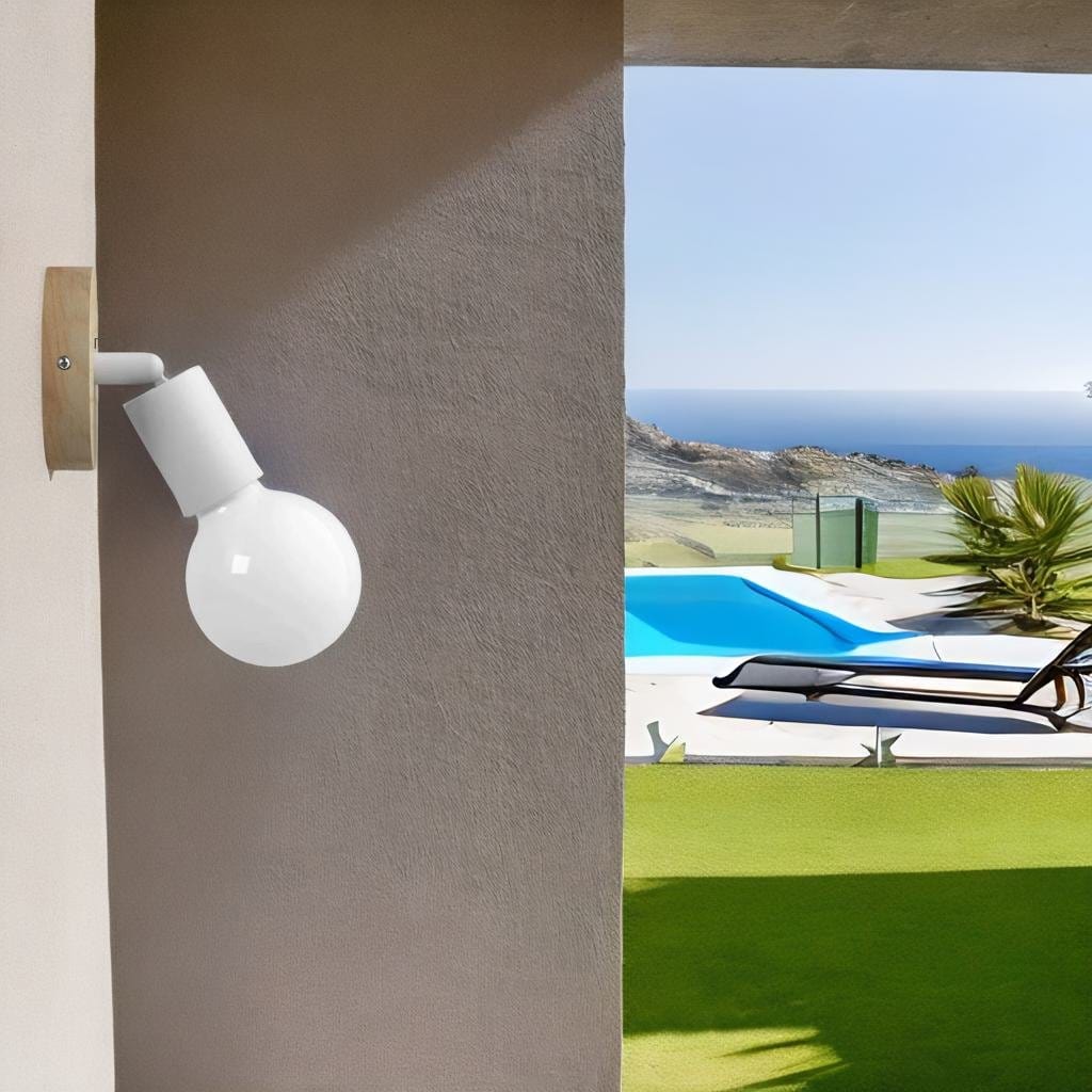 Lampe de Chevet Murale Bois - Luxéco | Marco Lucetti